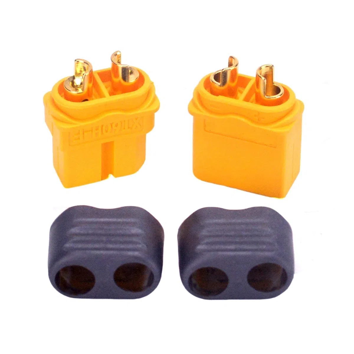 GTIWUNG 10 par złączy do baterii XT60, męskie, żeńskie, XT60H obudowa płaszcza do modelu RC i wielu innych (10 sztuk wtyczki XT60H + gniazdo)