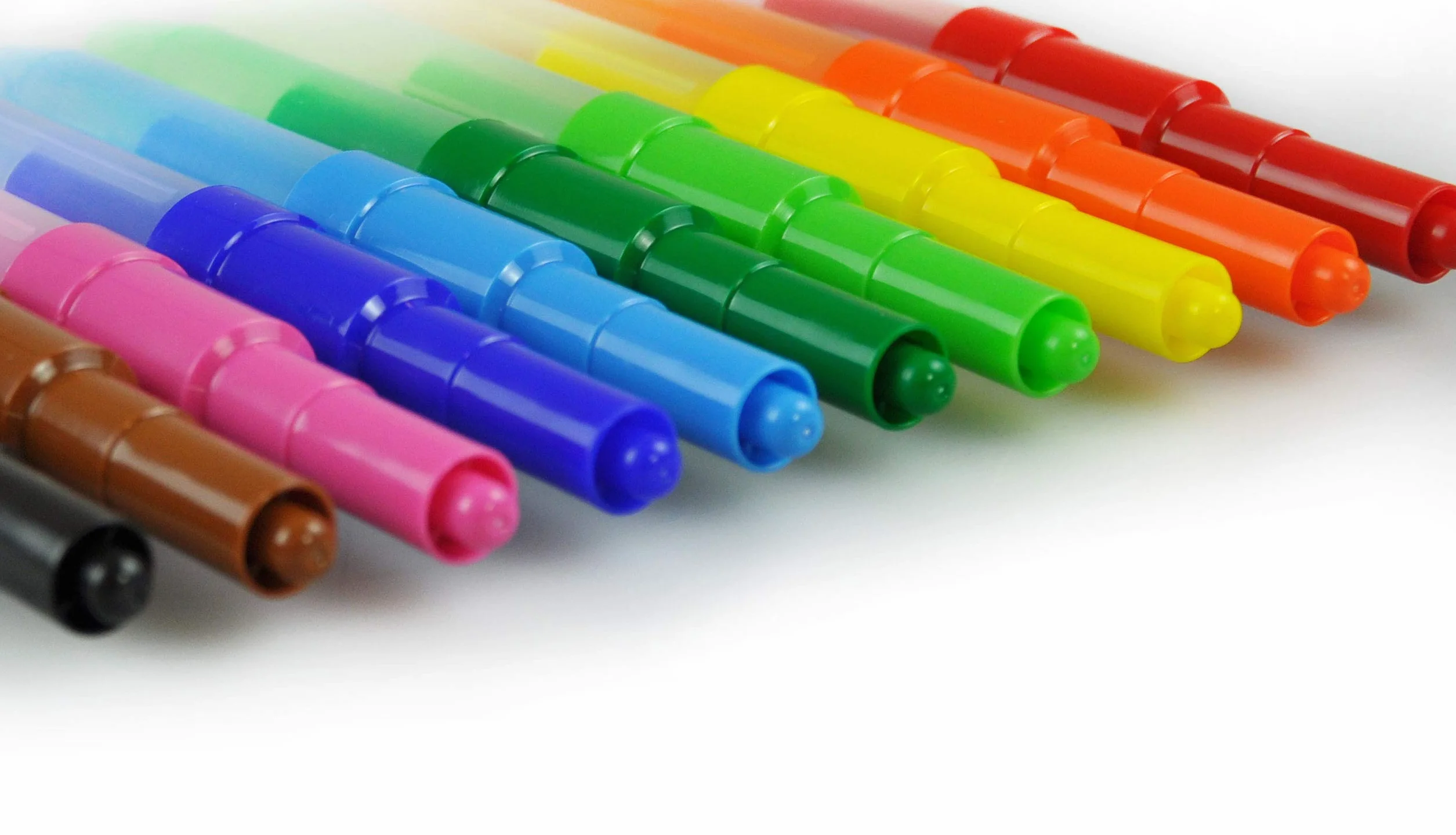 Malinos 300914 Airbrush Rainbow, tęczowe kolory, 10 sztuk, 10 kolorów (1 opakowanie)