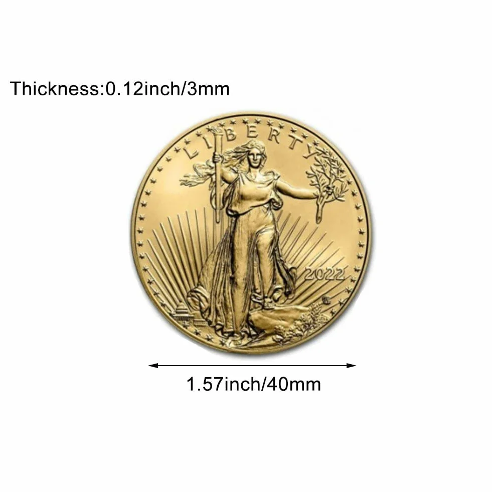 Usa Liberty Eagle Dolar Moneta Pamiątkowe Monety Amerykańskie Kolekcje Monety Wystrój Domu