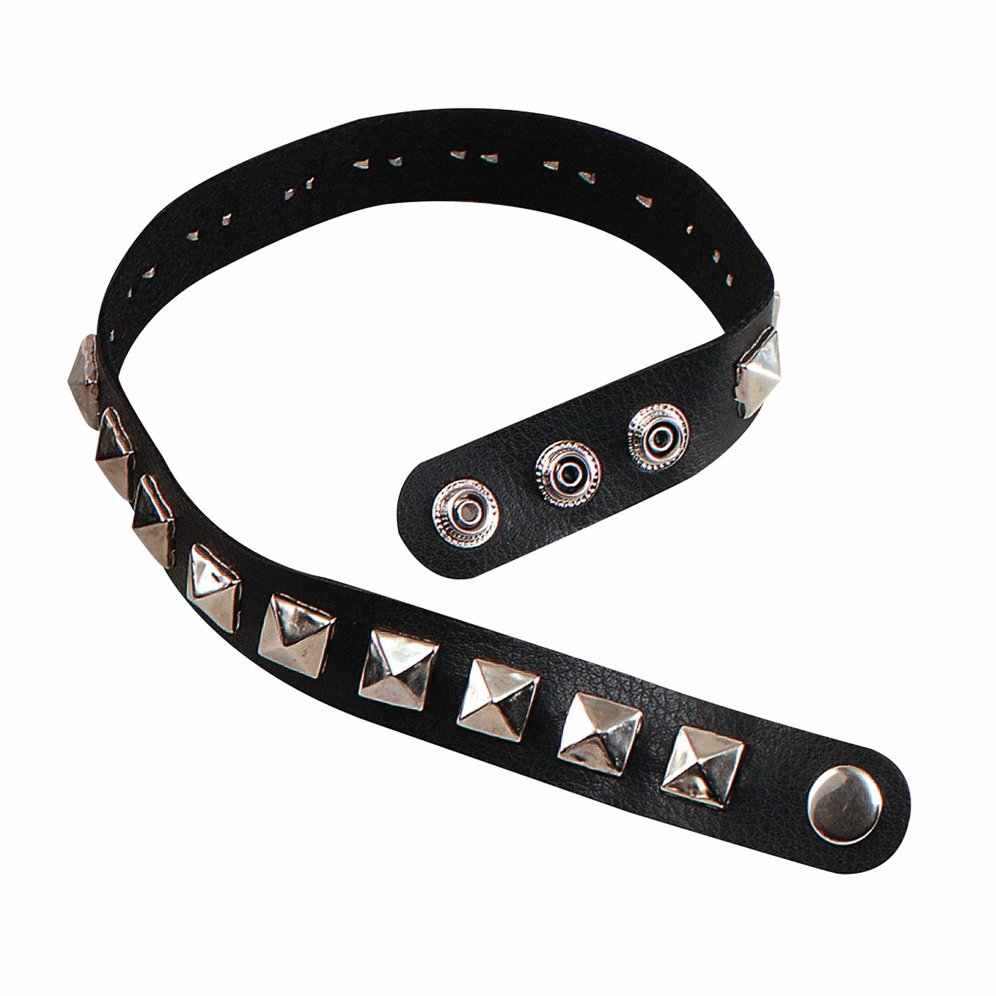 Stylowy czarny punkowy choker z ćwiekami (1 szt.) - idealny dodatek na imprezy, koncerty, festiwale muzyczne, Halloween, koncerty, rockery i moda na co dzień