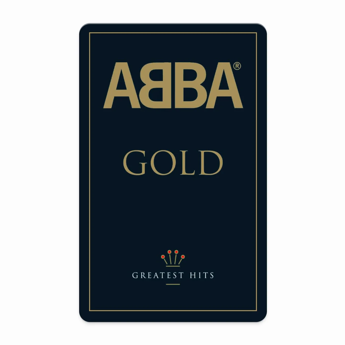 Yoto Abba Gold - Karta audio dla dzieci do użytku z graczem i mini wszystkim-w-1 odtwarzacz audio, ekran - bez słuchania z zabawną świąteczną muzyką na imprezy Playtime Travel & Holiday Party, dla