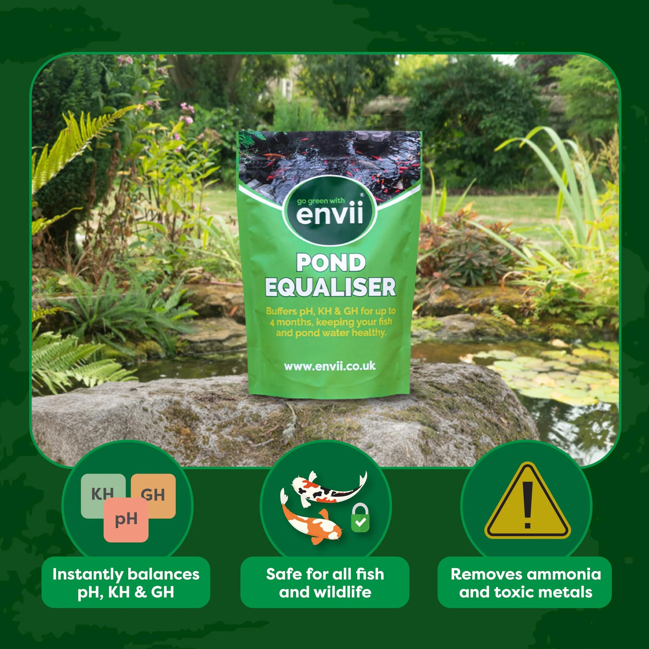 Envii Pond Equaliser Bufor pH do stawu 5000 L