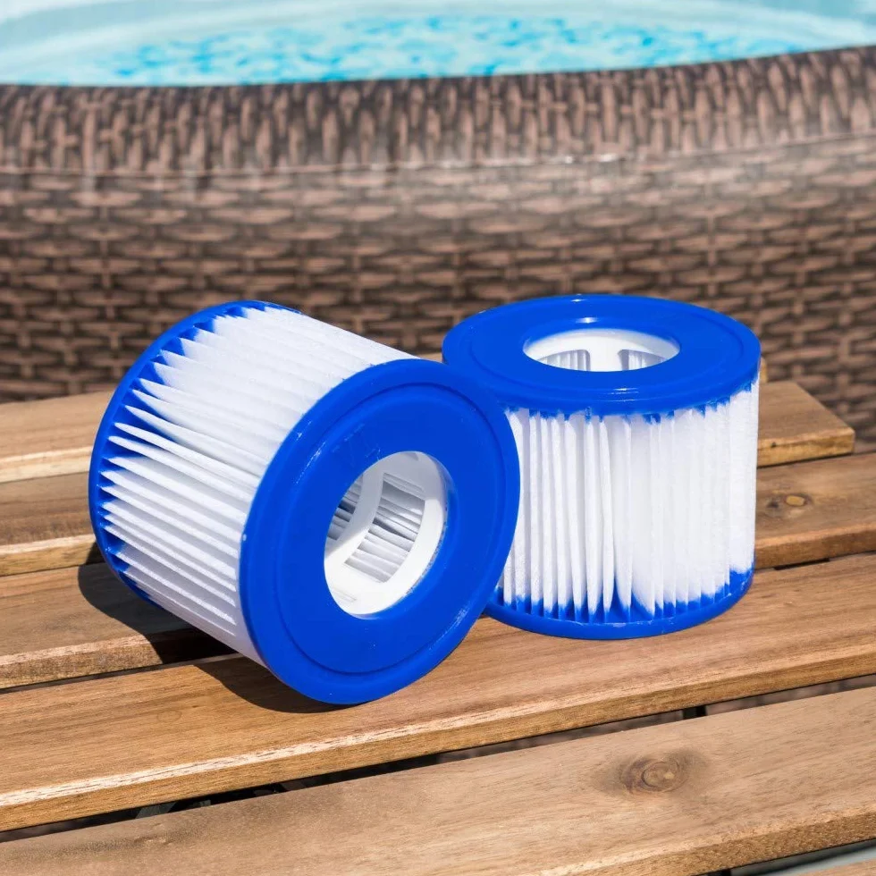 Bestway Flowclear wkład filtrujący do Lay-Z-Spa Miami Vegas Palm Springs Paryż Monako 3 x podwójne opakowanie