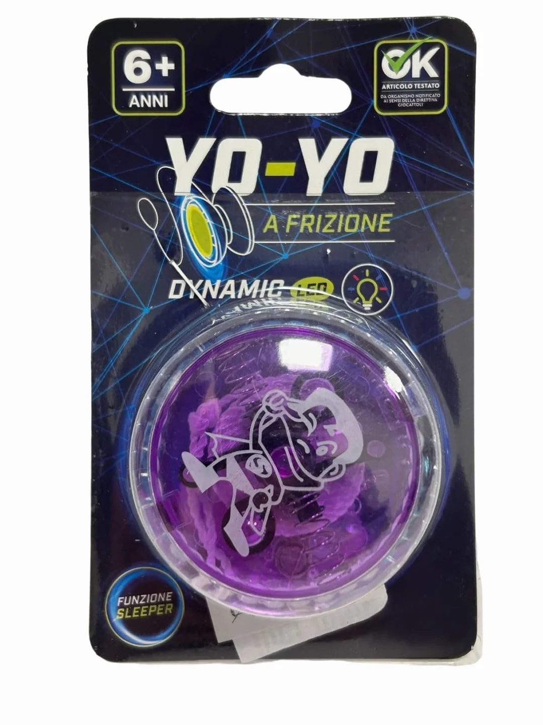 Yoyo dla dzieci i początkujących Yo Yo ze światłem LED i automatyczną reakcją sprzęgła, Yo Yo Yo, do akrobacji Led Yo Yo z efektem świetlnym Yoyo, różne kolory