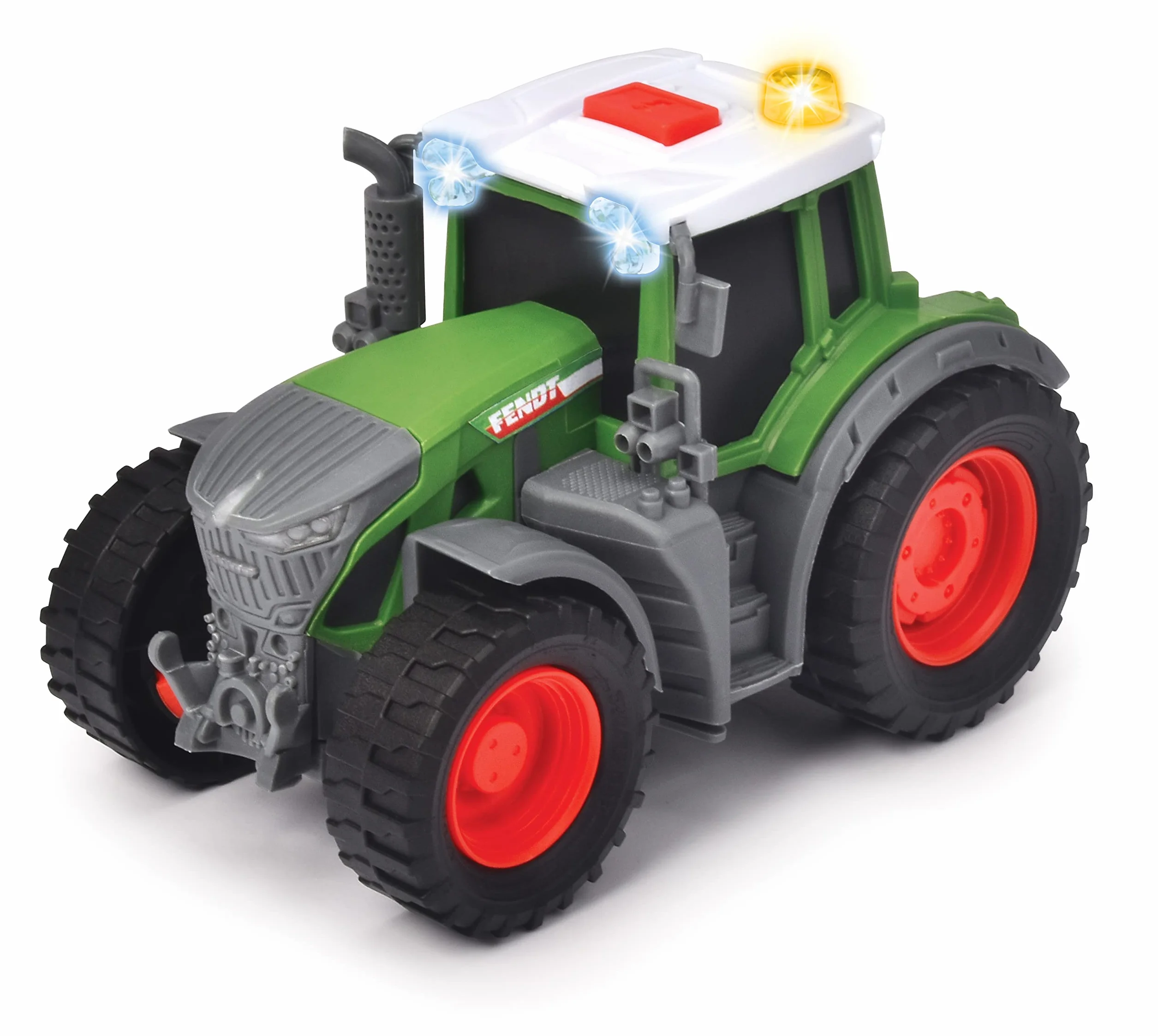 Dickie 203734000 FARM ciągnik z przyczepą na mleko, 26 cm