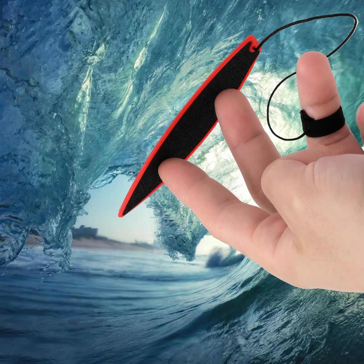 5 szt. Deski Surfingowe na Palec, Deska Surfingowa na Palec do Okna Samochodu Kreatywna Mini Deska Surfingowa Zabawka dla Dzieci Nastolatków Doroslych Wewnatrz na Zewnatrz Praktyka