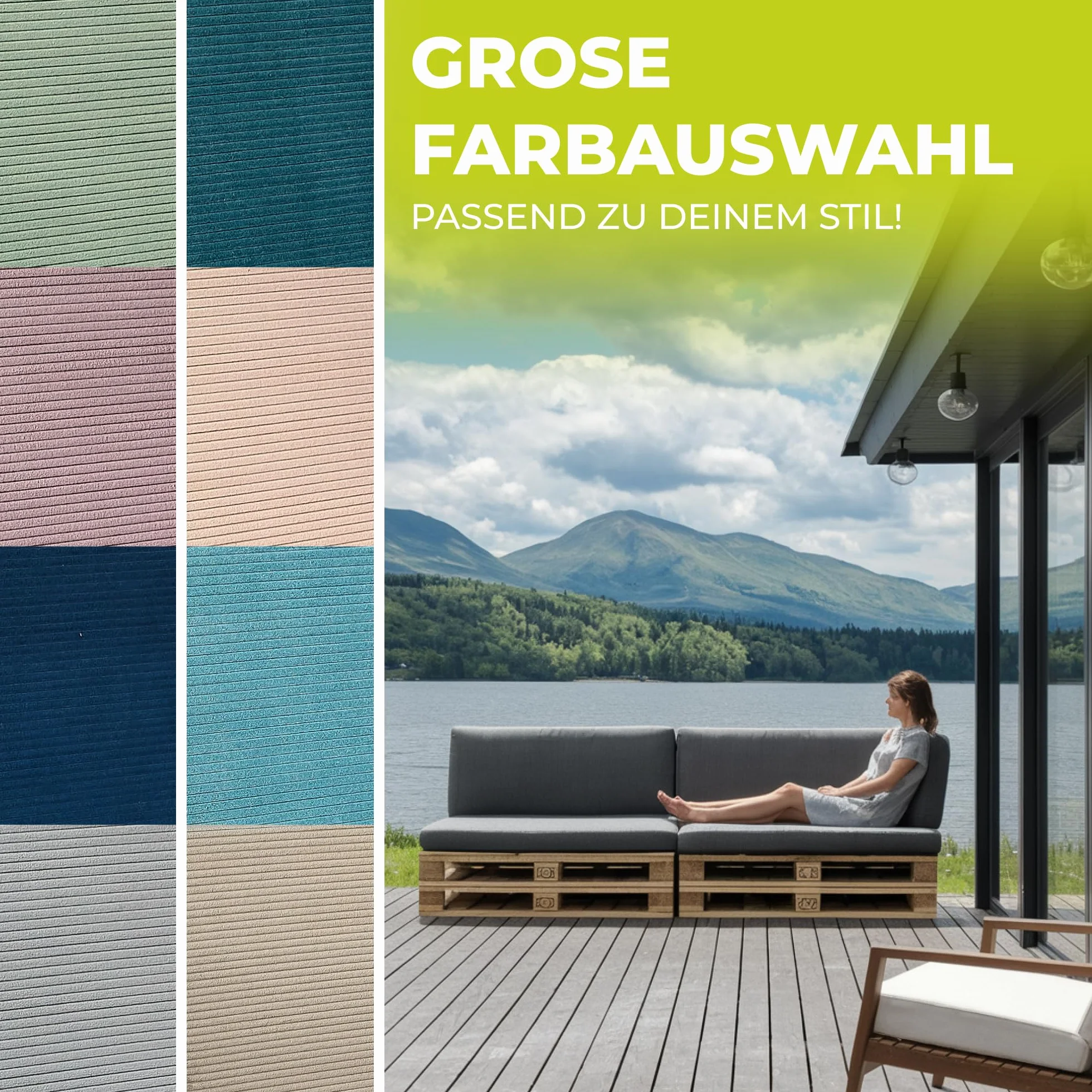 Poduszki paletowe sztruksowe na Europalety 120x80 Zestaw 2 częściowy Cappuccino
