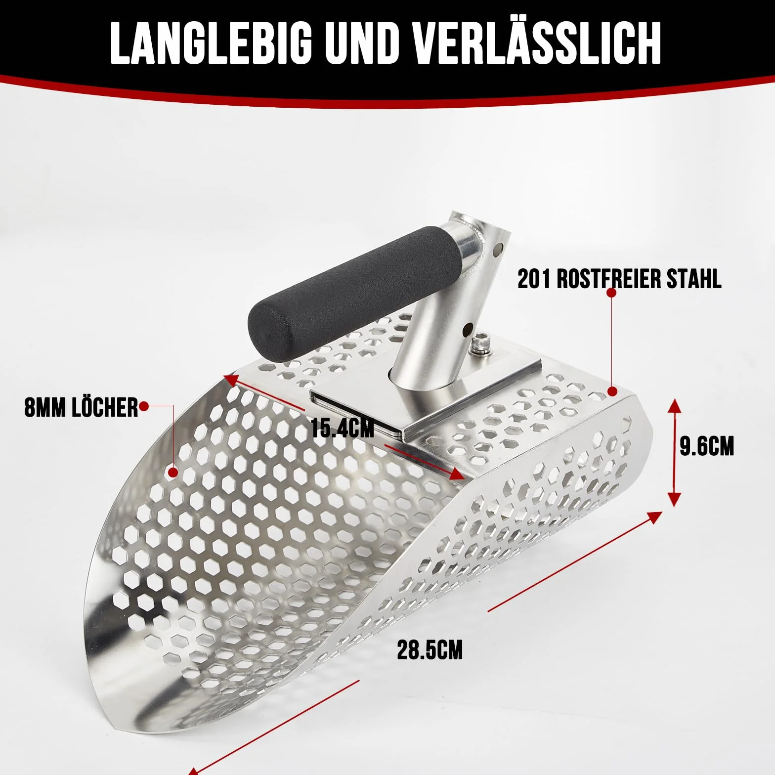 Łopata do wykrywania metalu ze stali nierdzewnej, akcesoria do wykrywaczy metali, grabie plażowe