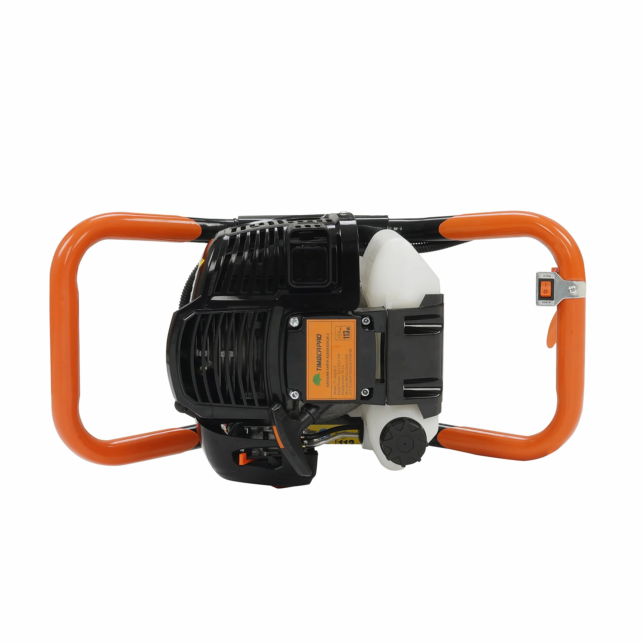 Benzynowy świder ziemny 52CC wiertarka gruntowa 10 cm 15 cm 20 cm przedłużenie