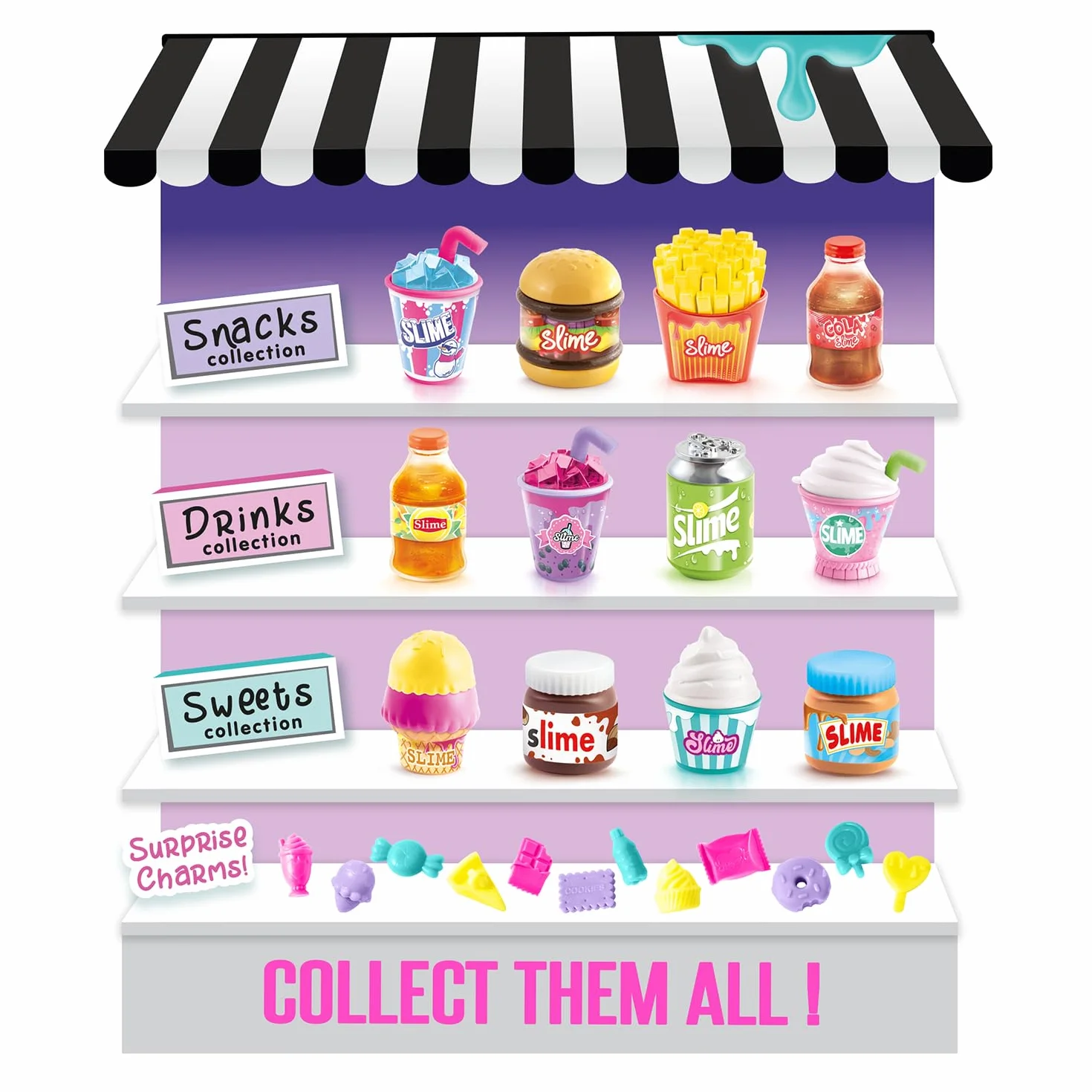Canal Toys So Slimelicious Market - Mini Slime DIY zapachy - SSC 240, Fioletowy