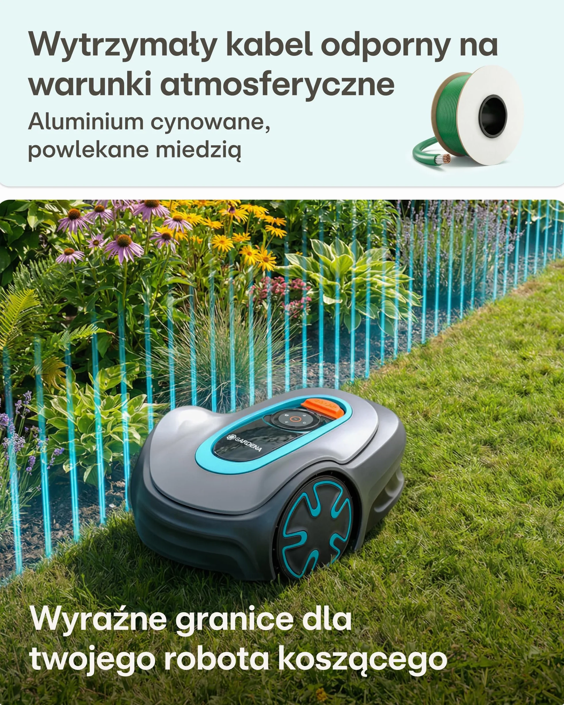 Praknu Przewód Graniczny Kosiarka Automatyczna 150 m Kabel Do Robota Koszącego Zestaw Akcesoria do Instalacji Kosiarki