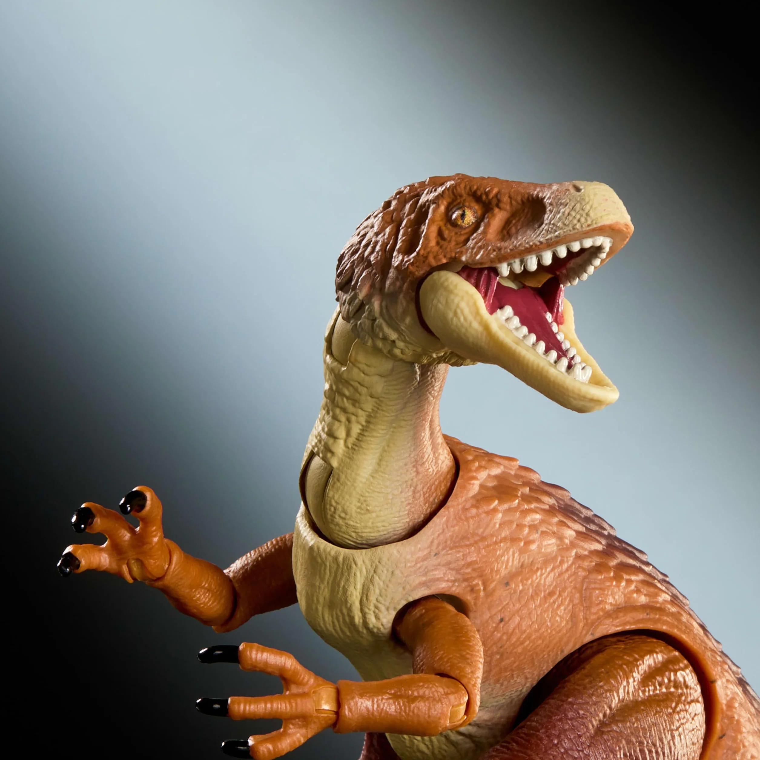 Mattel Jurassic World Kolekcja Hammonda Ornitolest, figurka premium, realistyczne oczy, 18 ruchomych punktów i dodatkowe przednie łapy, dinozaur zabawka dla dzieci 8+, fanów i kolekcjonerów, JKM91