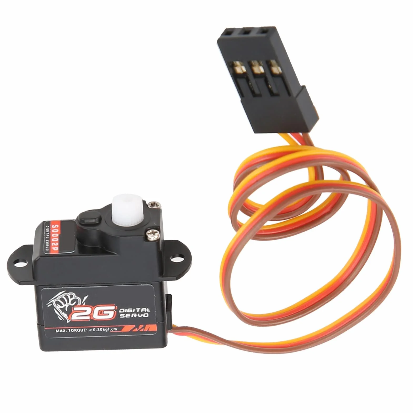 RC Car 2G Digital Servo Serwo Zębate z Tworzywa Sztucznego z Ramieniem Servo 1/24 RC Car Samolot Helikoptery o Stałym Skrzydle