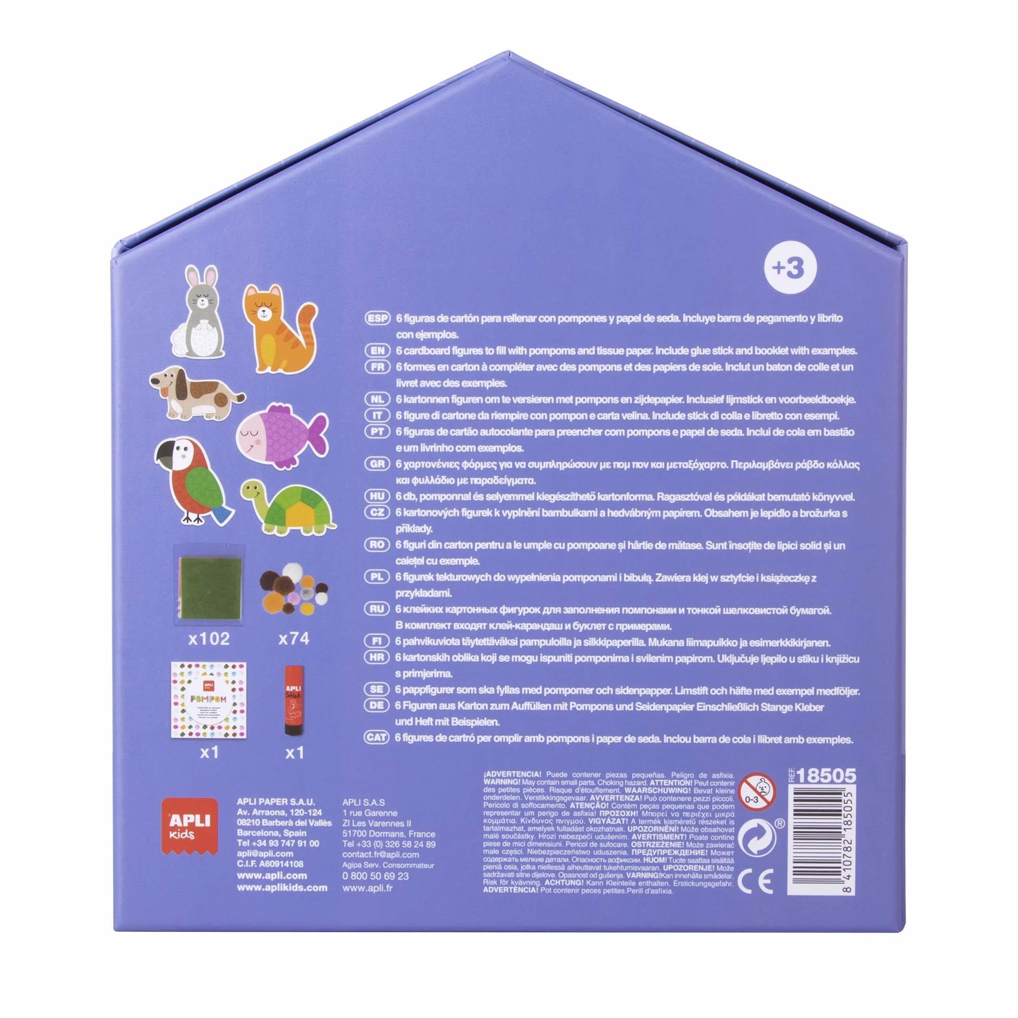 APLI Kids 18505 - Moja pierwsza gra z pomponami