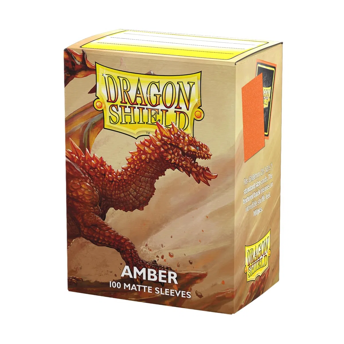 Arcane Tinmen ApS Dragon Shield: Matte – Amber (100)