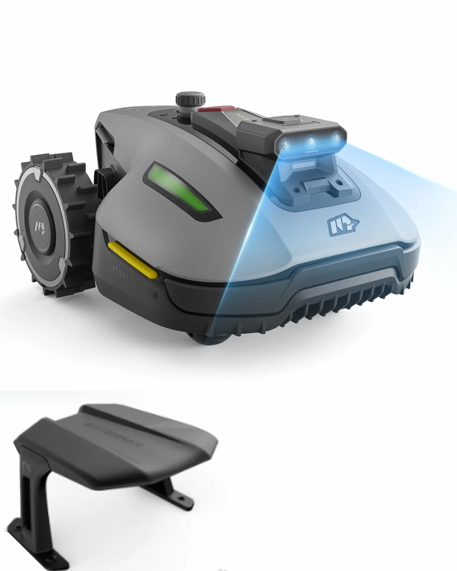 MAMMOTION YUKA mini 2 500 Robot Koszący z Garażem, 500 m², AI Trójkamerowa Obróbka Obrazu, Automatyczna Kartografia, DropMow