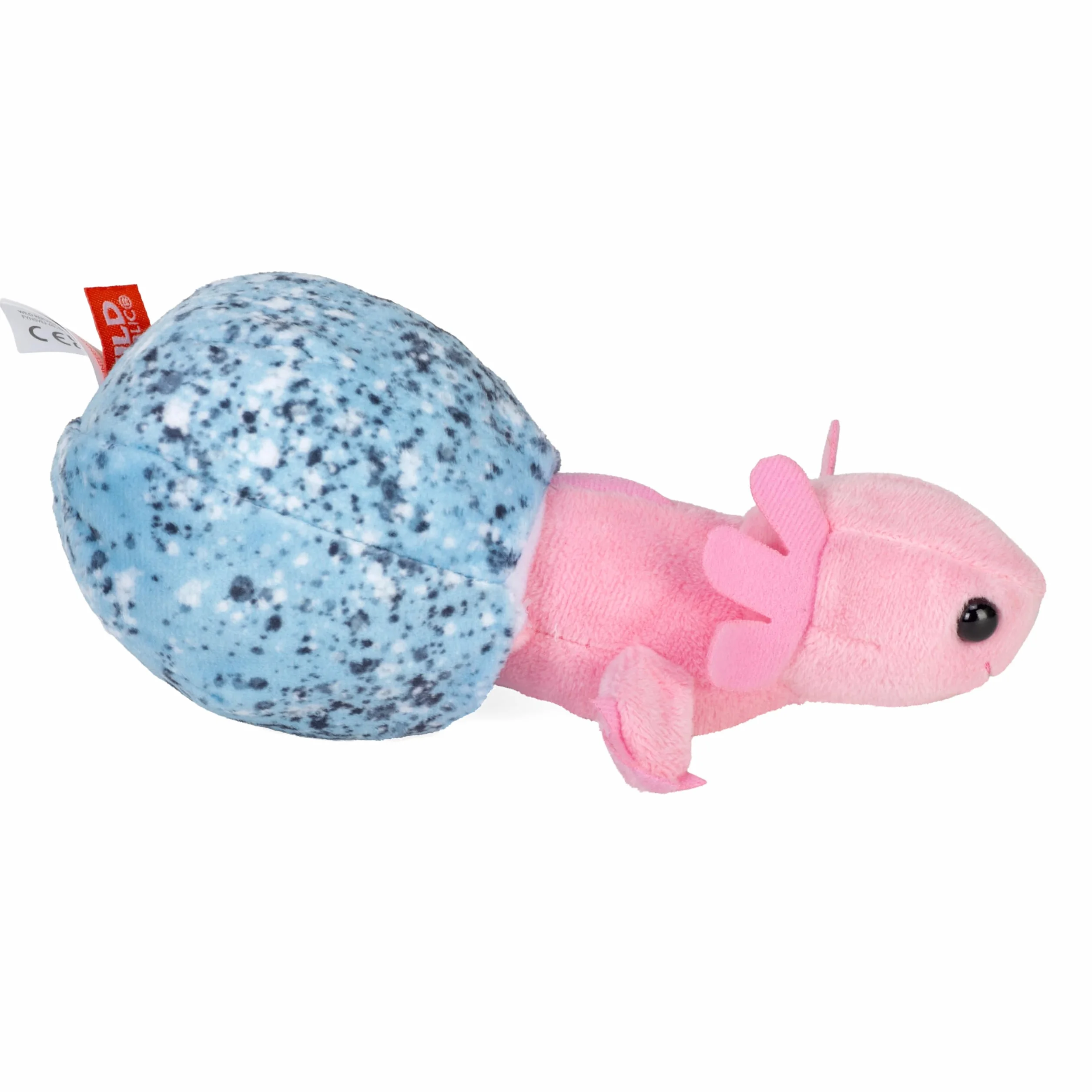 Wild Republic Hatchling Axolotl, wypchane zwierzę, 15 cm, pluszowa zabawka, wypełnienie jest przędzone butelki na wodę z recyklingu