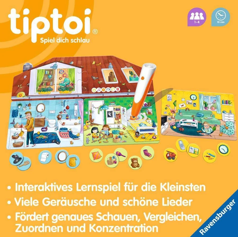 tiptoi® Mein Zuhause - ab 2 Jahre: Wohin gehören meine Spielsachen?