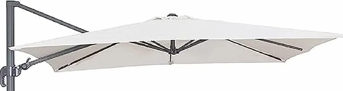 Zapasowa osłona przeciwsłoneczna do parasola 3x3 m poliester 250 g wodoodporny beżowy