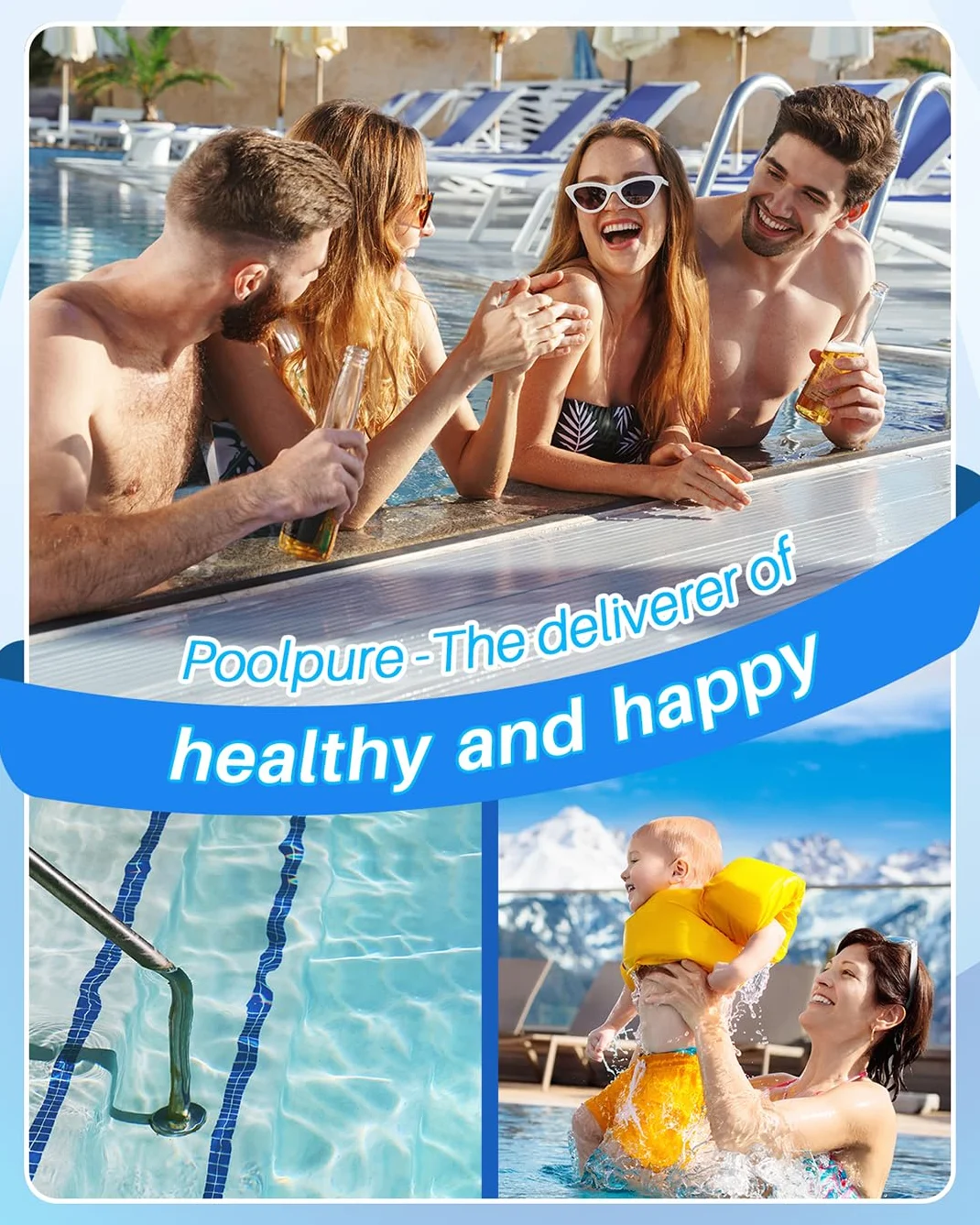 POOLPURE Filtr VI do basenu, wkłady filtrujące, WhirlpoolMiami Monaco, Coleman SaluSpa 90352E (12 szt.)