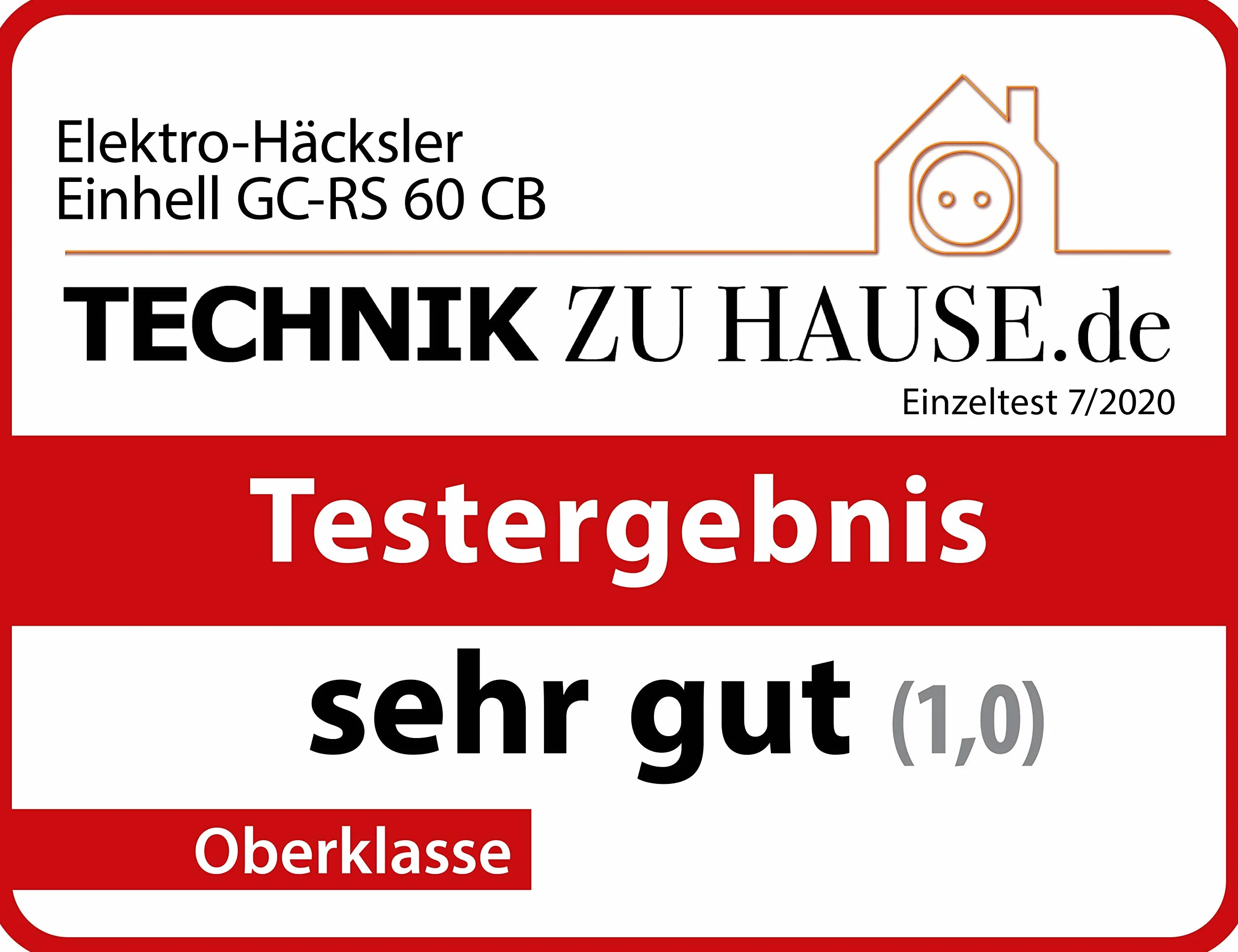 Einhell GC-RS 60 CB Niszczarka 2800 W Czarny/Czerwony