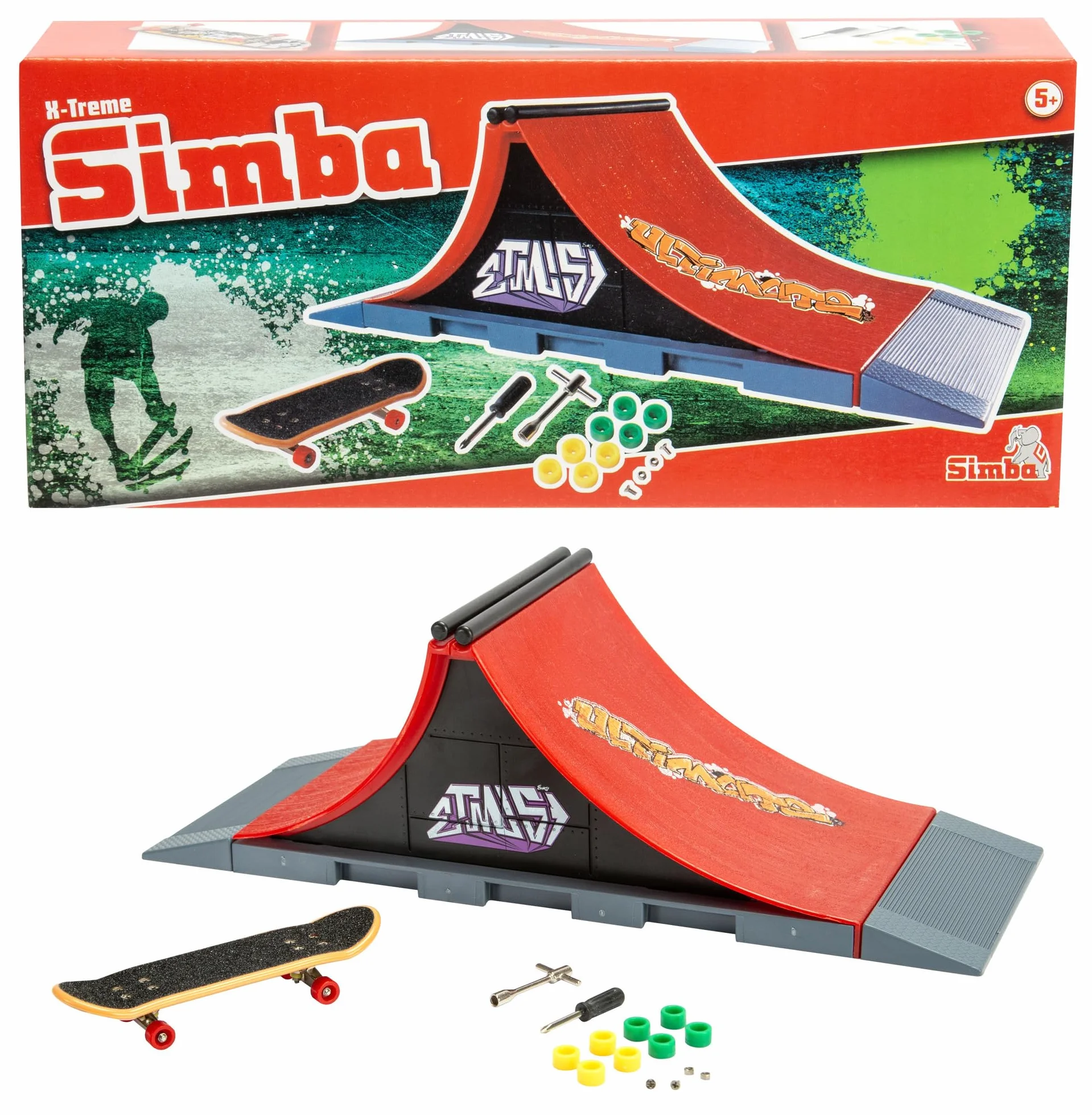 Simba 103304654 X-Treme Rampa na deskorolki finger