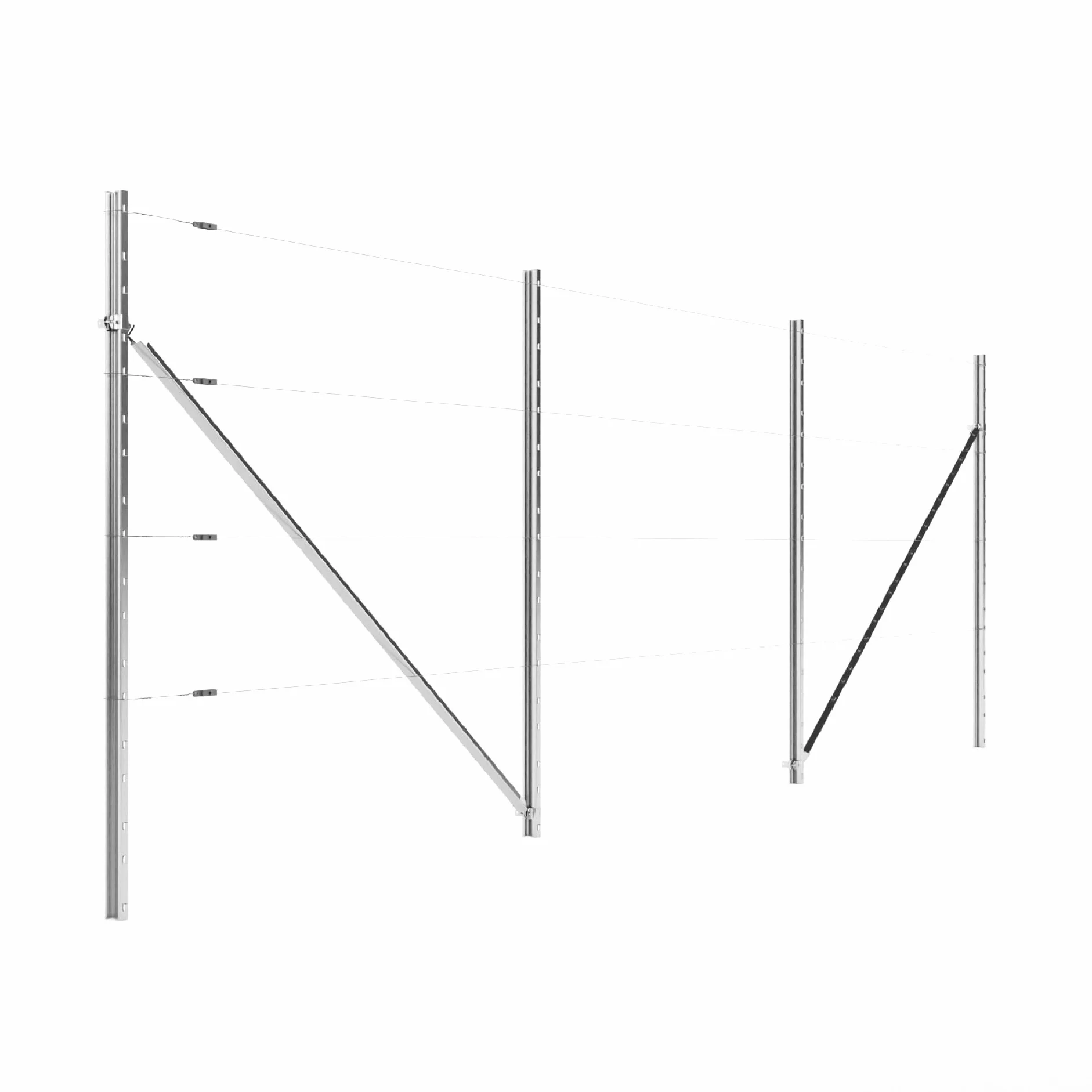 RANKI podpora dla roślin pnących pergola 3 pola 6 metrów