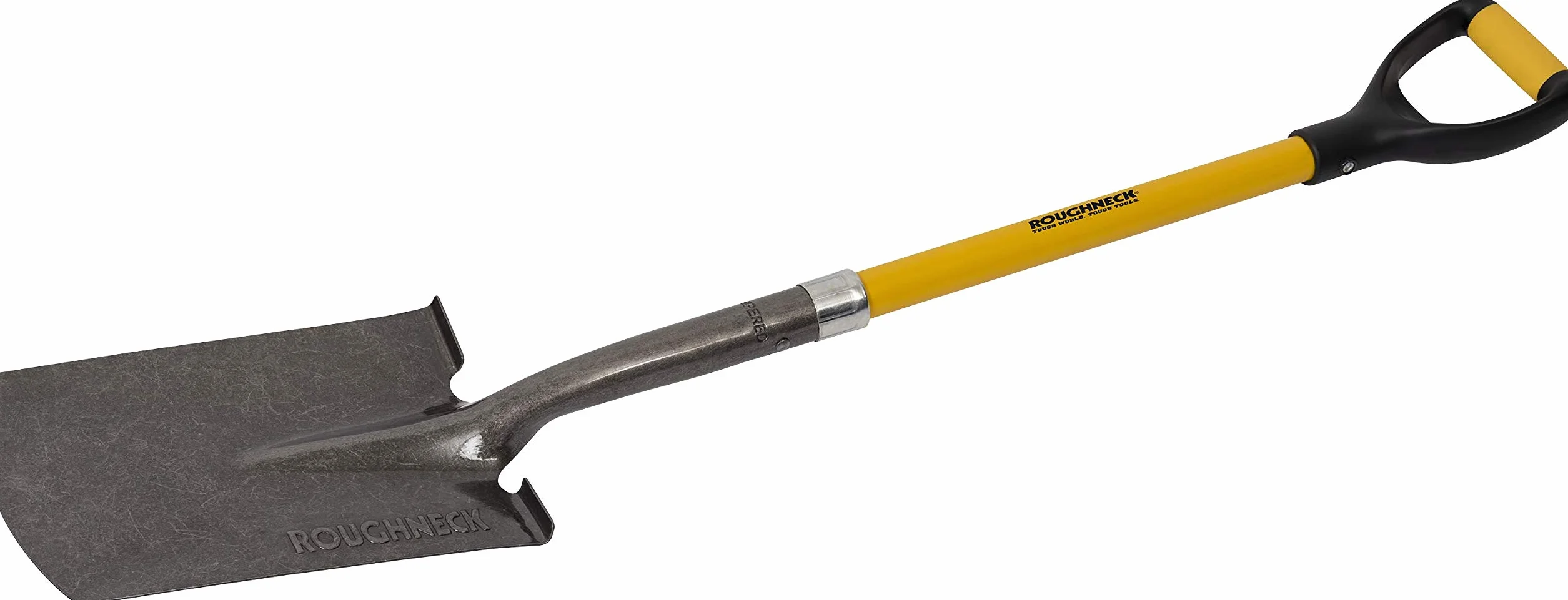Łopata Roughneck Digging Spade 1070 mm (42") – ostrze ze stali węglowej, wzmocnione gniazdo, trzonek z włókna szklanego