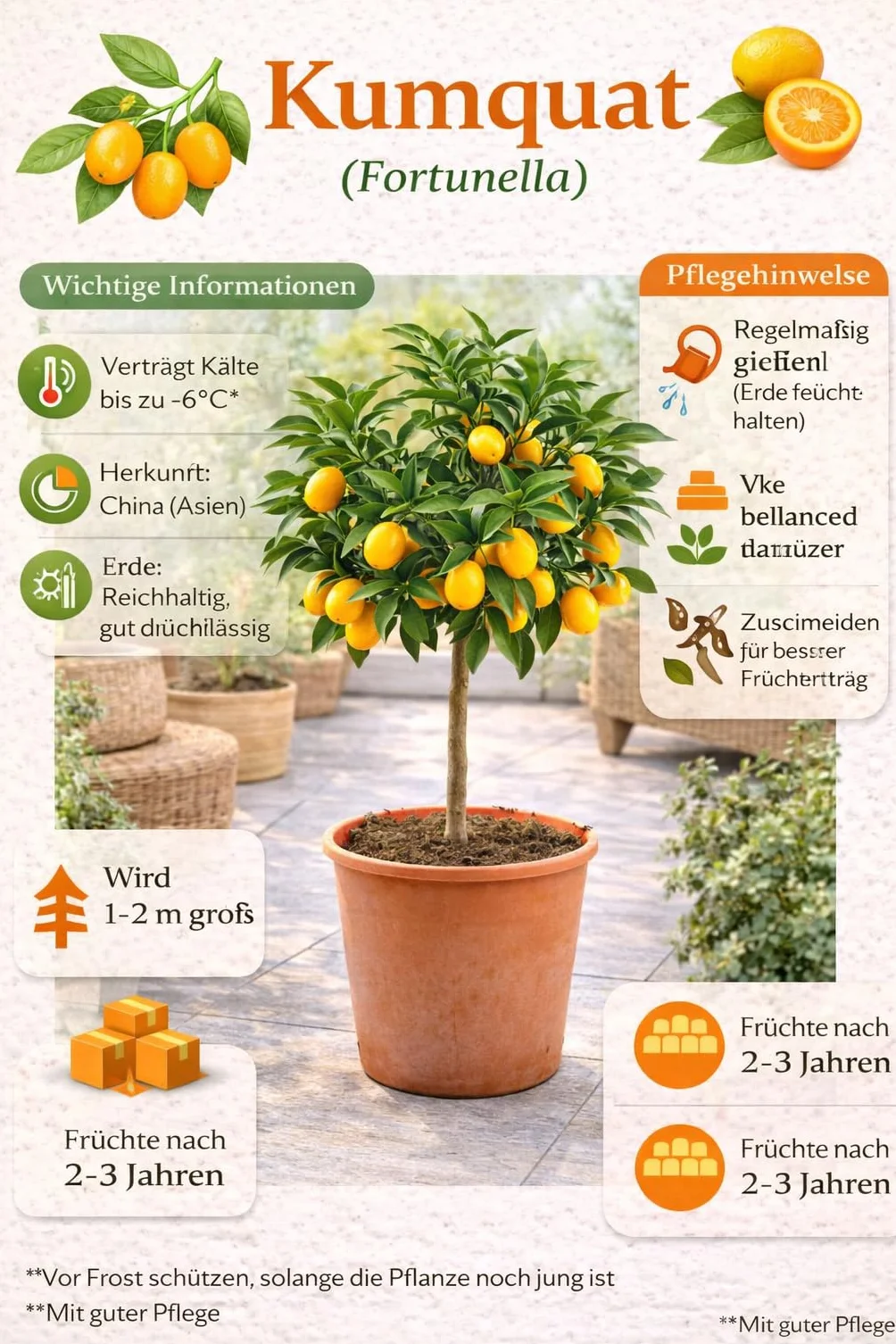 Kumquat Fortunella margarita cytrusowy 80 cm roślina cytrusowa