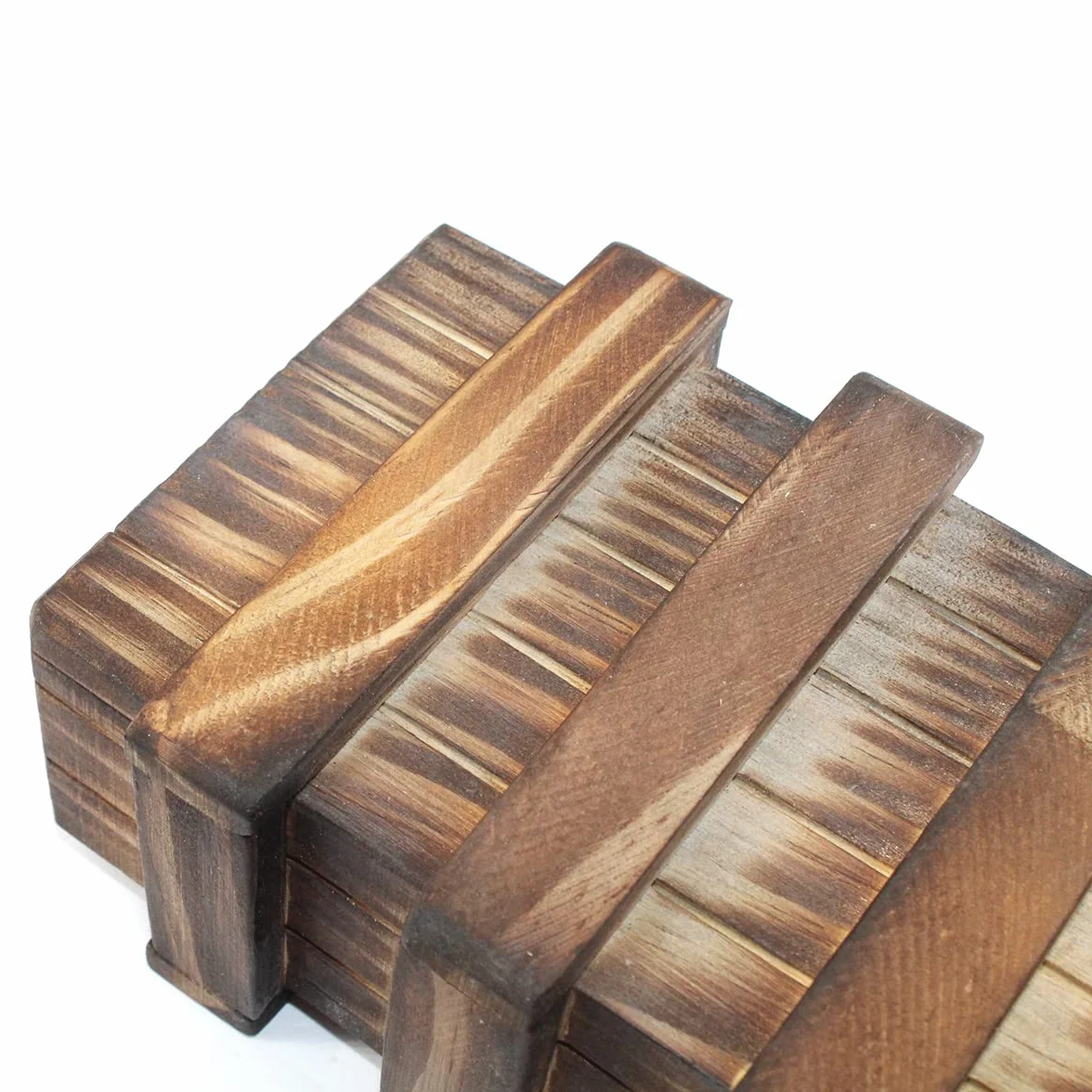 Drewniane magiczne pudełko na puzzle dla dorosłych łamigłówka z ukrytymi sekretnymi przegródkami, twardy na pieniądze, prezent Medifier Puzzling dla nastolatków, dorosłych, trudne inteligentne