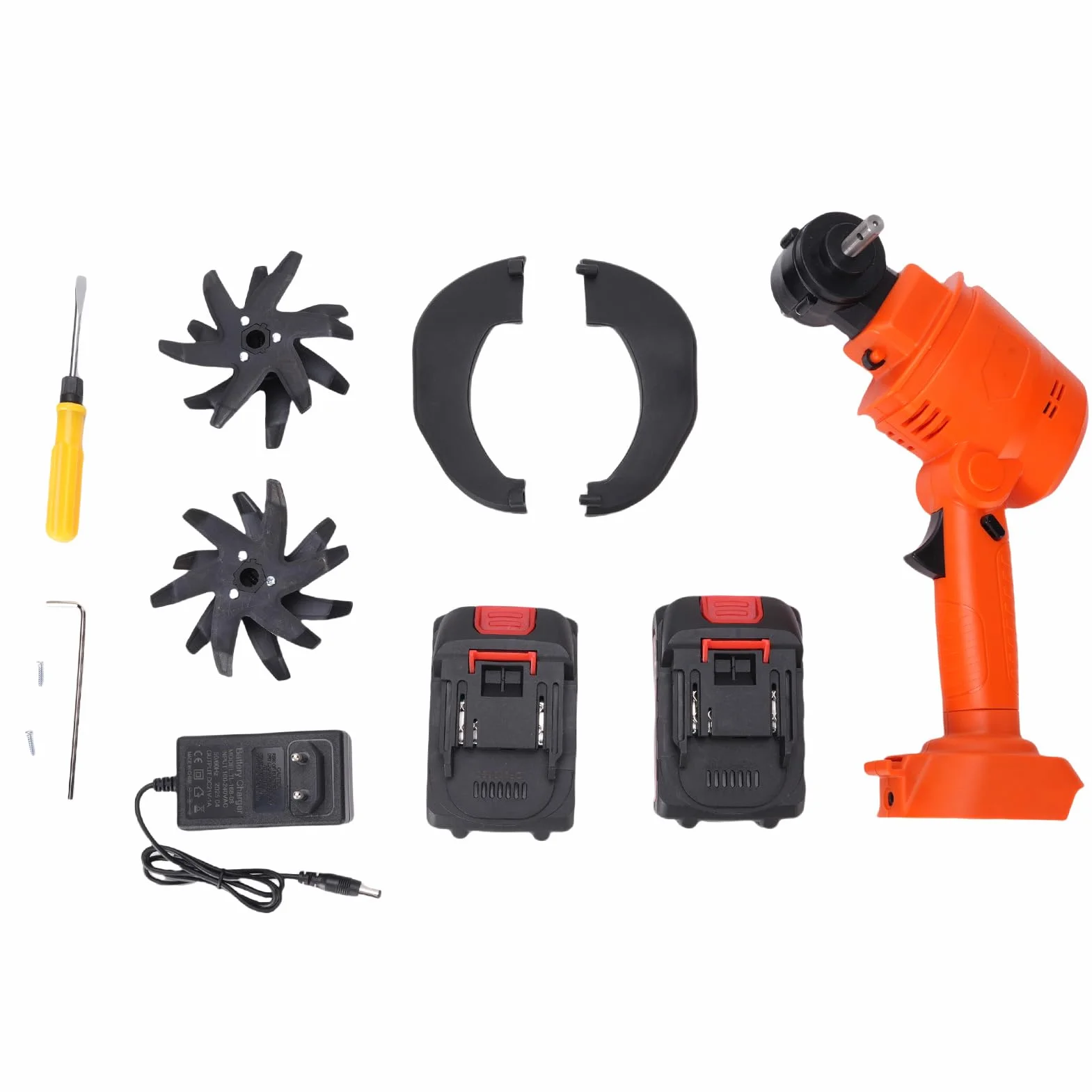 Rototiller Ogrodowy 235r/min Bateria Elektryczny Ręczny Kultywator Mini Uprawa Gleby (wtyczka UE)
