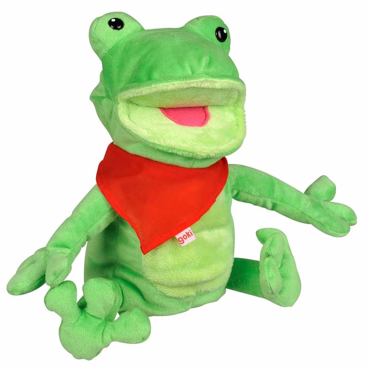 Handpuppe Frosch Frilo: H= 30 cm, Plüsch, per Stück