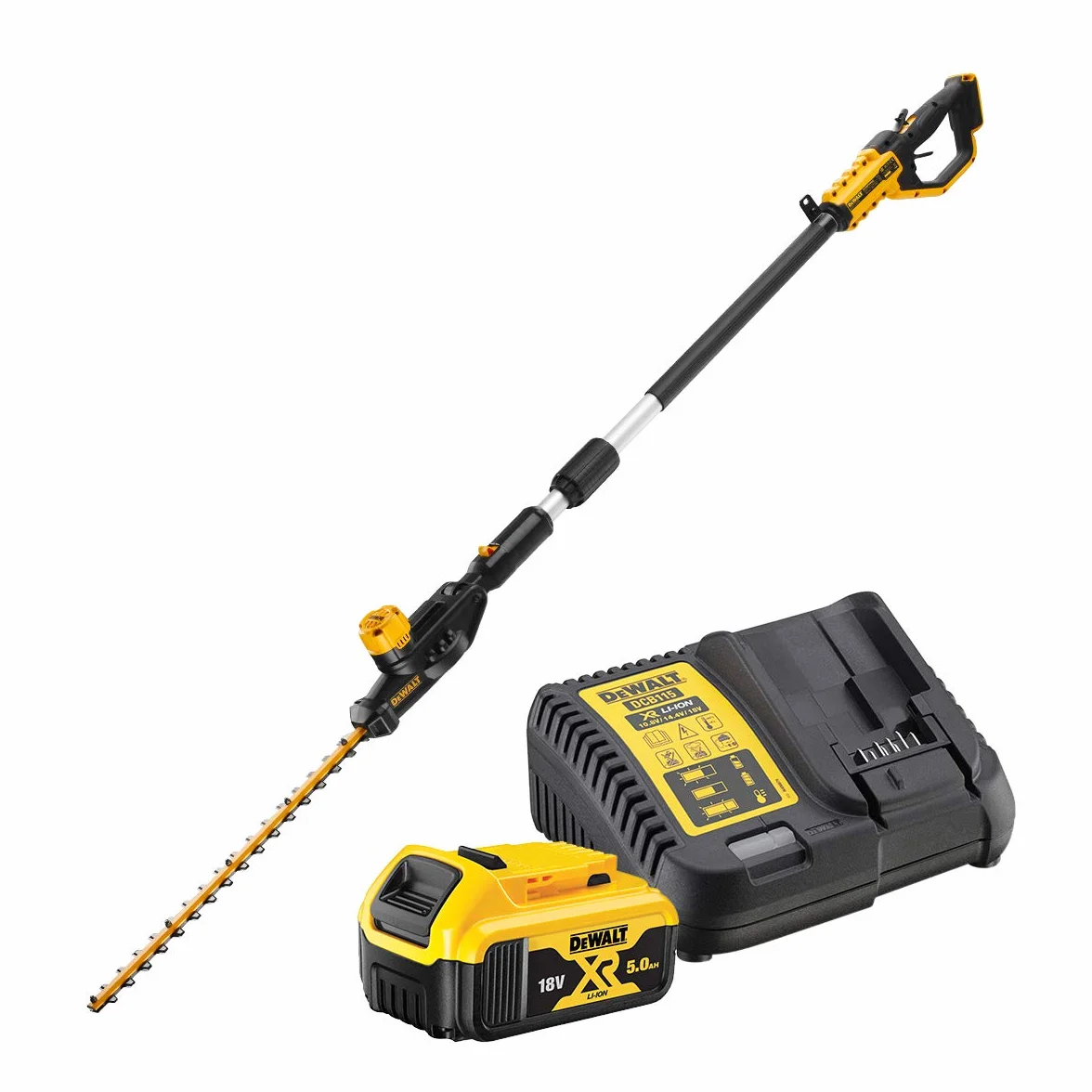 Dewalt Dcmph566P1 Nożyce do Żywopłotu, Czarny/Żółty, 1.088 x 176 x 239 mm