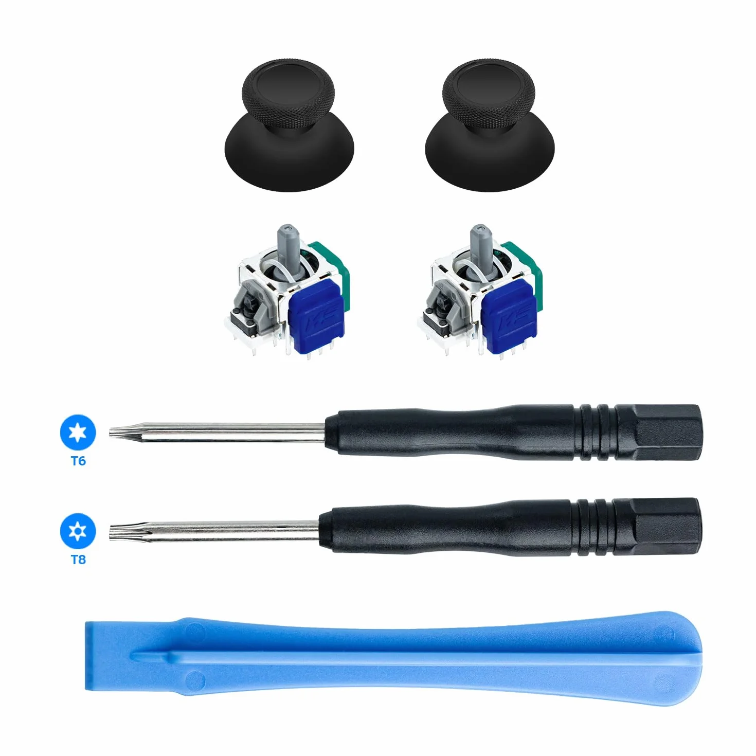 Mcbazel 5 w 1 TMR Joystick zamienne części naprawcze uchwyty na kciuki kompatybilne z kontrolerem X Box Series X/S/One/One X/One S