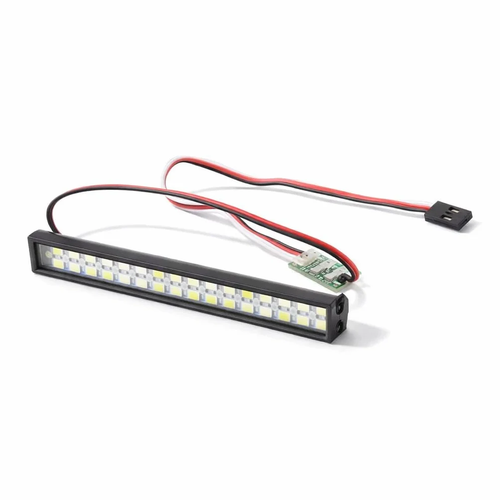 Lampa Dachowa RC, 32 Koraliki, Uniwersalna Listwa Świetlna LED do Samochodu RC, Akcesoria Modernizacji Gąsienic, 100 mm