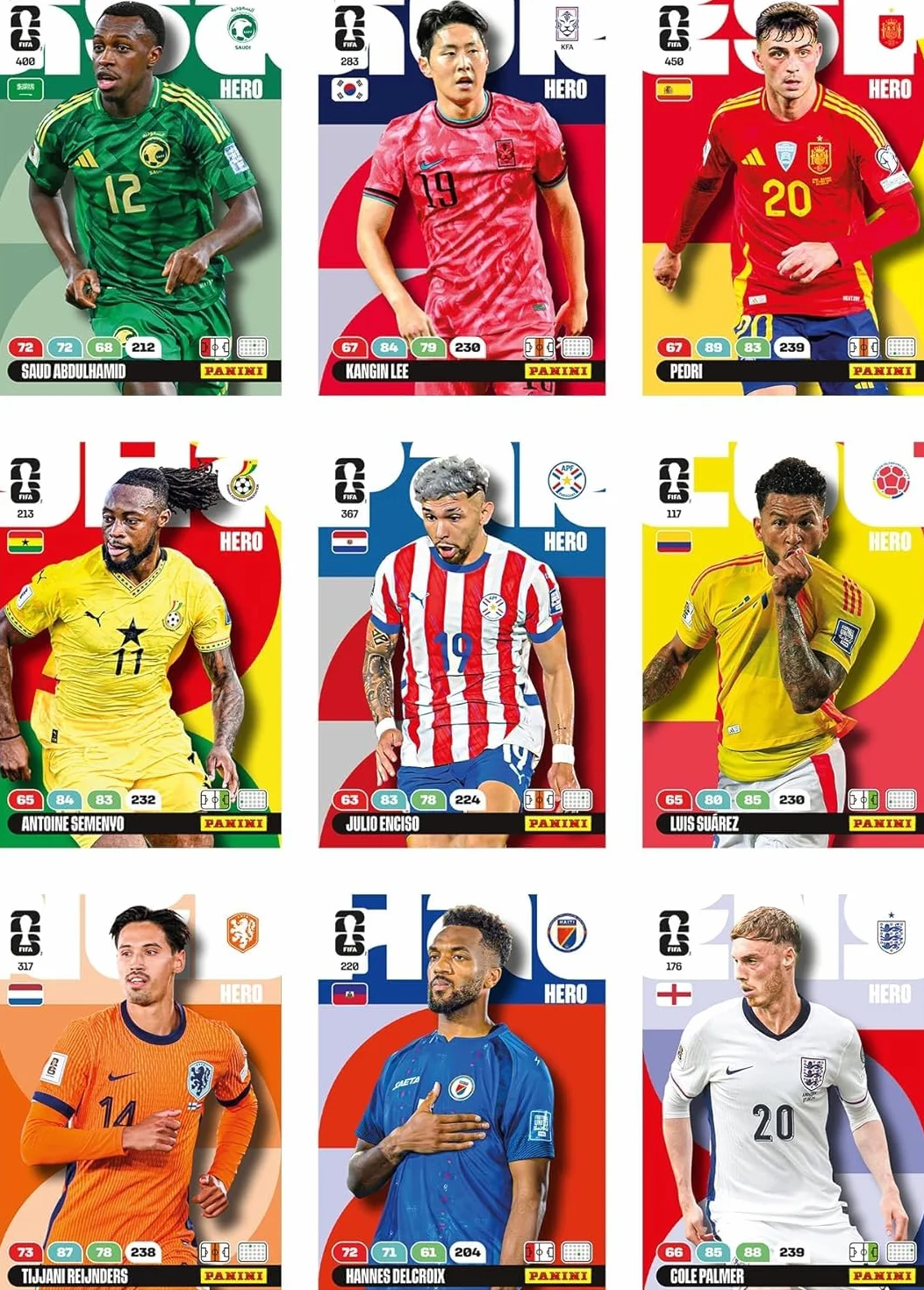 Mistrzostwa Świata FIFA 2026 Trading Cards Game Blister Premium Gold (1 etui premium + 4 ekskluzywne karty z limitowanej edycji)