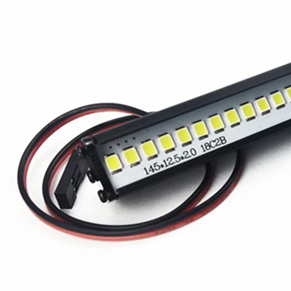 WANGCL Listwa świetlna LED 150 mm 36 LED do samochodu RC 1/10 kompatybilny z TRX4 SCX10 90046 D90