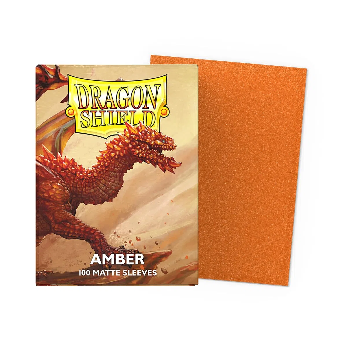 Arcane Tinmen ApS Dragon Shield: Matte – Amber (100)