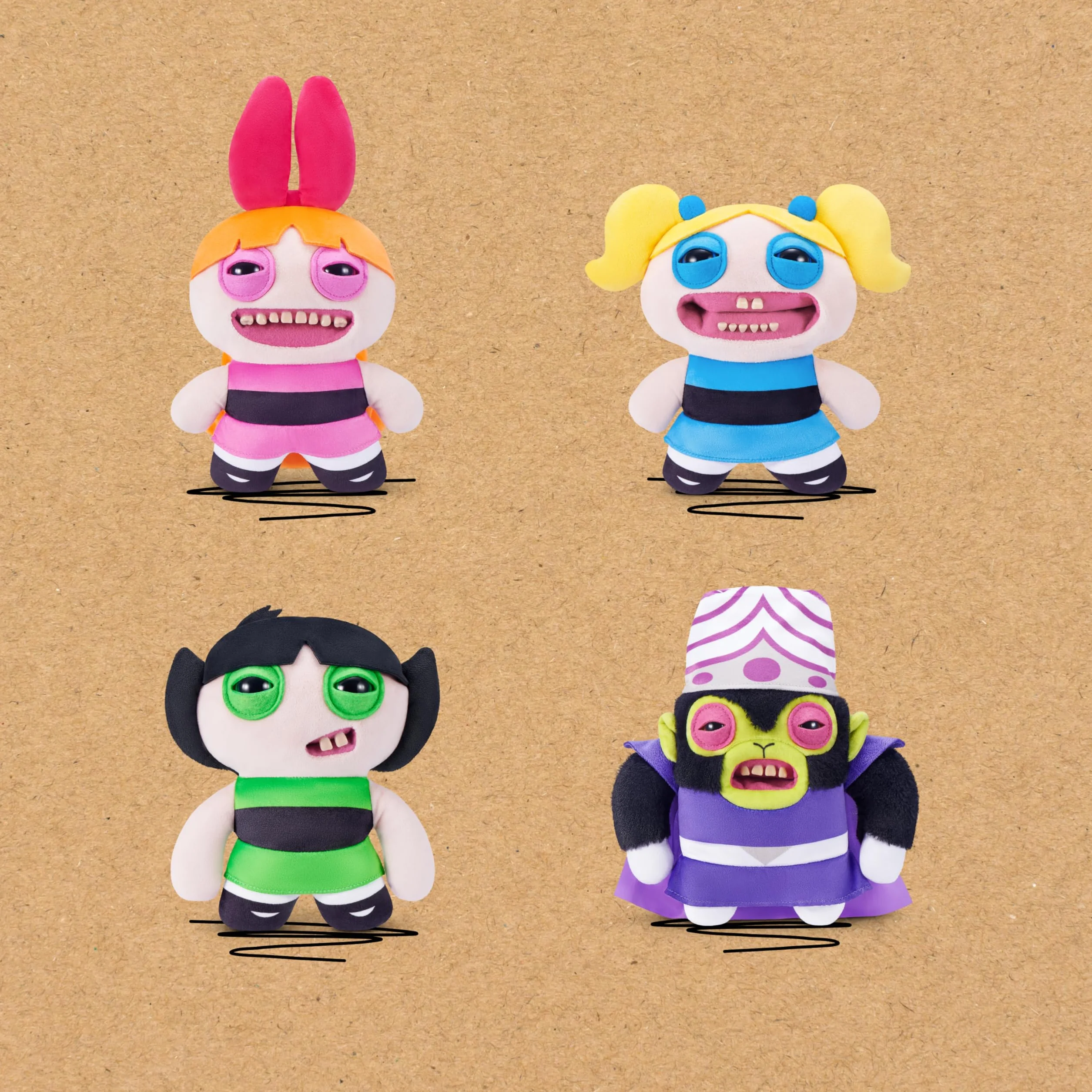 FUGGLER SERIES 1-POWERPUFF GIRLS PLUSH 9" (wersja krótka)