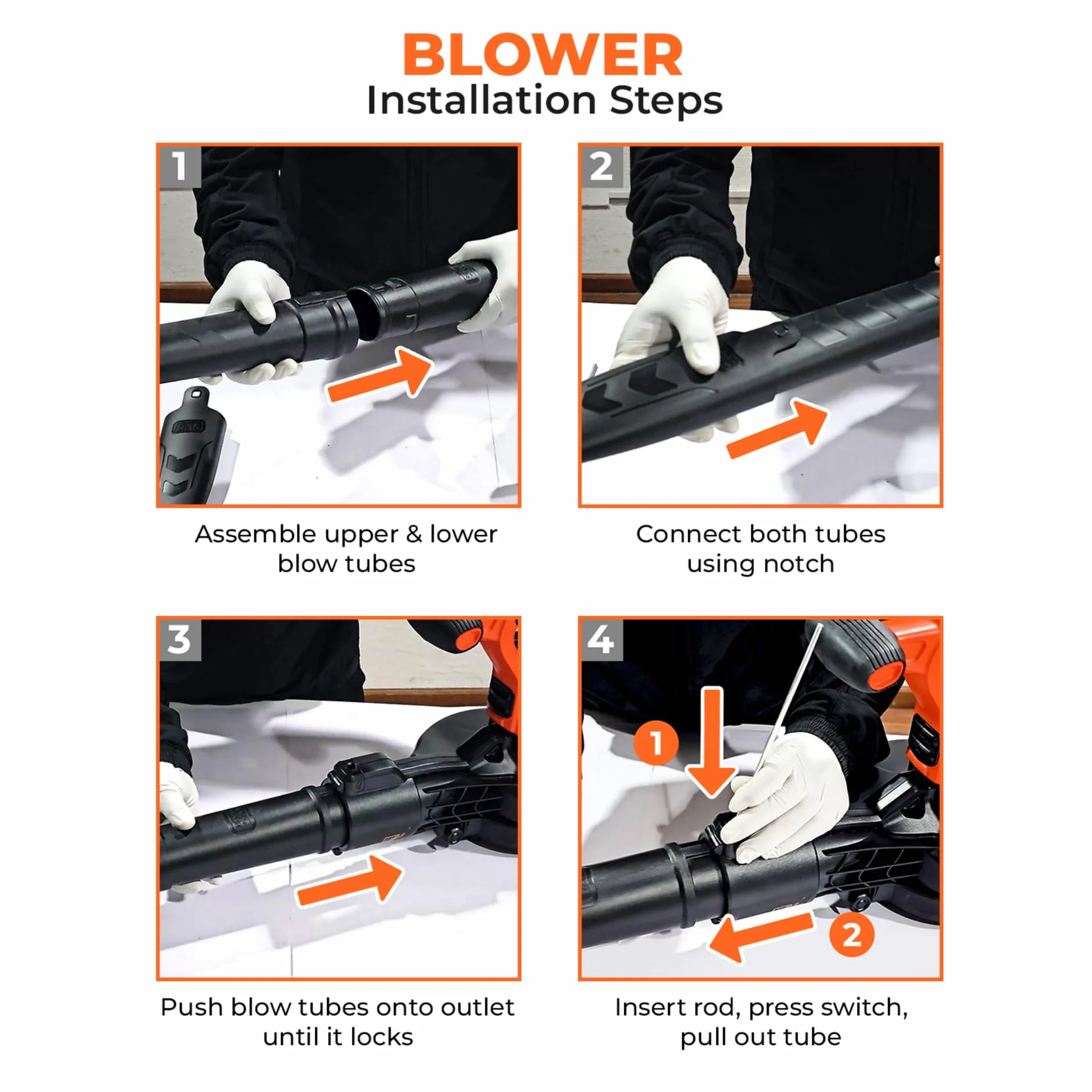 BLACK+DECKER BEBLV300-QS Elektryczny Odkurzacz do Liści 3 w 1 3000 W 72 L