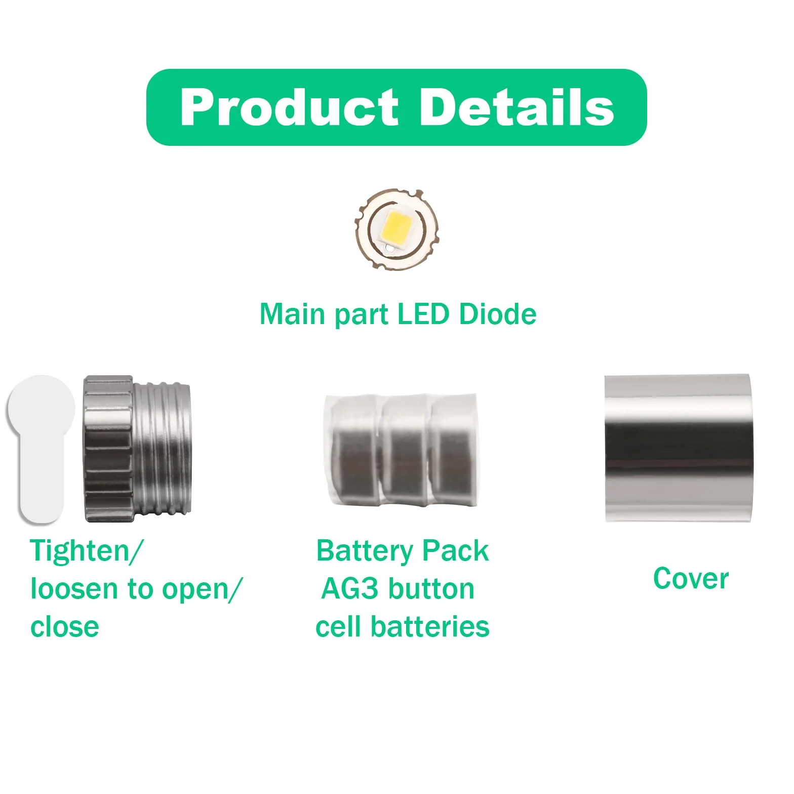 CIMOYBAI 30 sztuk mini lampek LED z baterią, mikro światło LED do majsterkowania, miniaturowe światła do witryn, zabawek, klocków, pasująca wiskoza, oświetlenie domku dla lalek (ciepła biel)