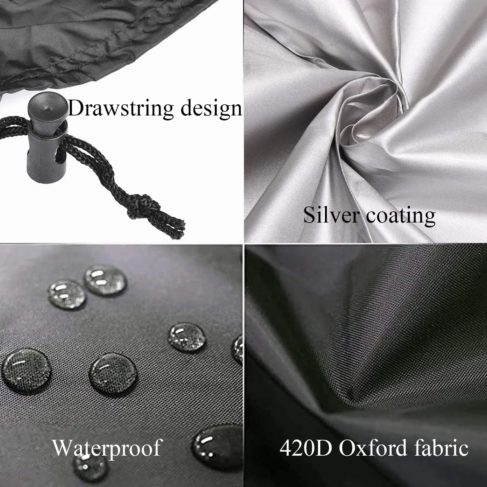 Pokrowce na meble ogrodowe wodoodporne 90x90x75cm prostokątne