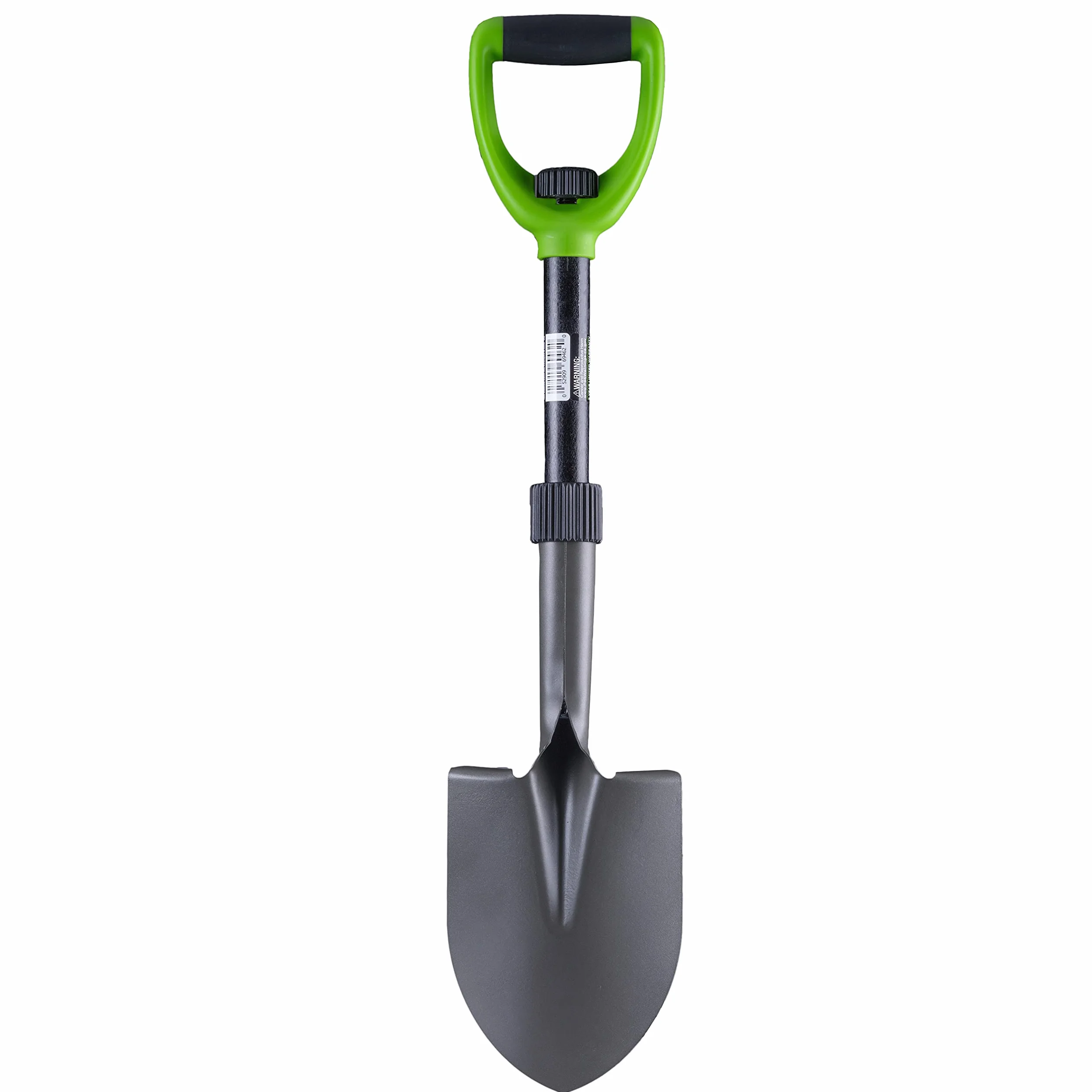 Earthwise 26,5-calowa składana mini łopata ze stali węglowej, uchwyt w kształcie litery D