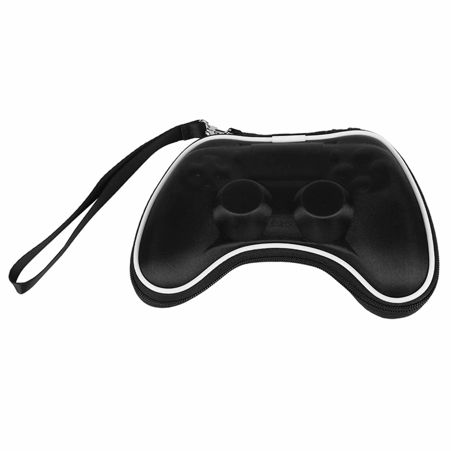 Annadue przenośna torba na kontroler , odporna na wstrząsy torba podróżna do 4 kontroler Gamepad, mocna i trwała (czarna)