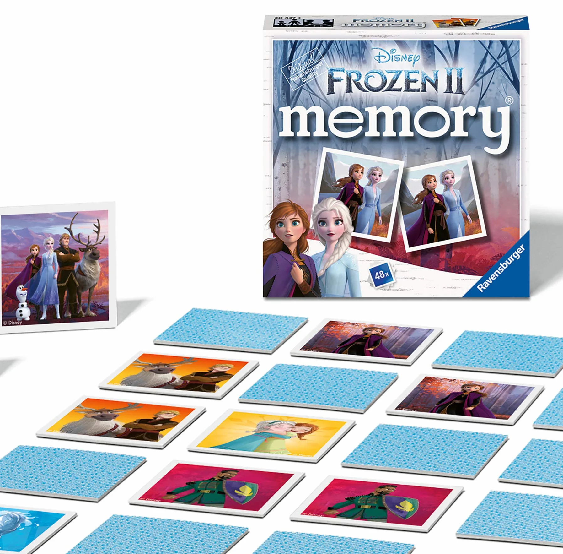 Ravensburger Disney Królowa Lodu 2 miniaturowe obrazy pamięci, gra dla dzieci od 3 lat