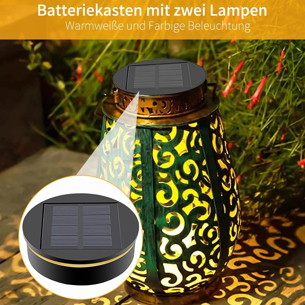 2 sztuki lamp solarnych, zamienniki do lamp solarnych, 8 cm, ciepła i biała dioda LED, pojemnik na baterie słoneczne, 800 mAh, do ogrodu LED, zamiennik do lamp solarnych, pokrywek, latarni wiszących i