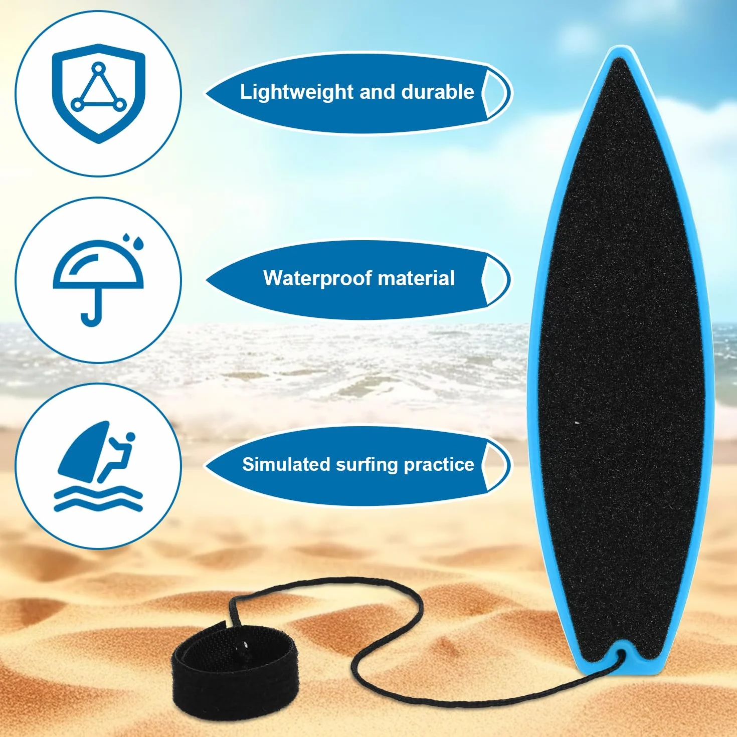 5 szt. Deski Surfingowe na Palec, Deska Surfingowa na Palec do Okna Samochodu Kreatywna Mini Deska Surfingowa Zabawka dla Dzieci Nastolatków Doroslych Wewnatrz na Zewnatrz Praktyka