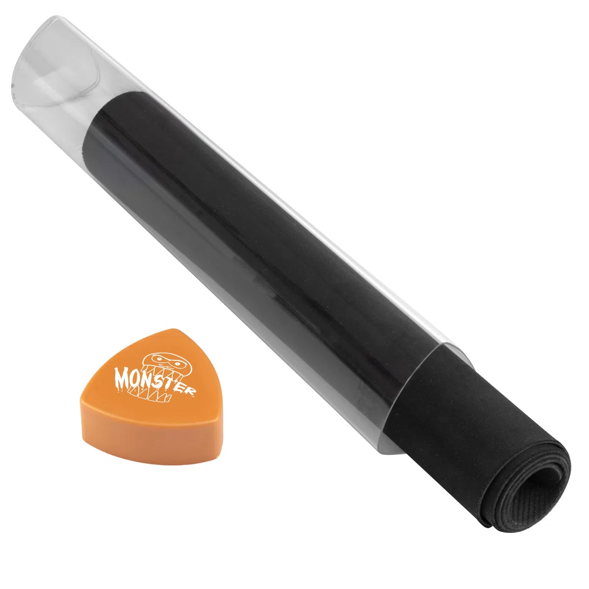 Playmat Tube - Monster Protectors Prism-Shaped Play Mat Tube (złoty) - Won't Roll , Easy in and Out Design