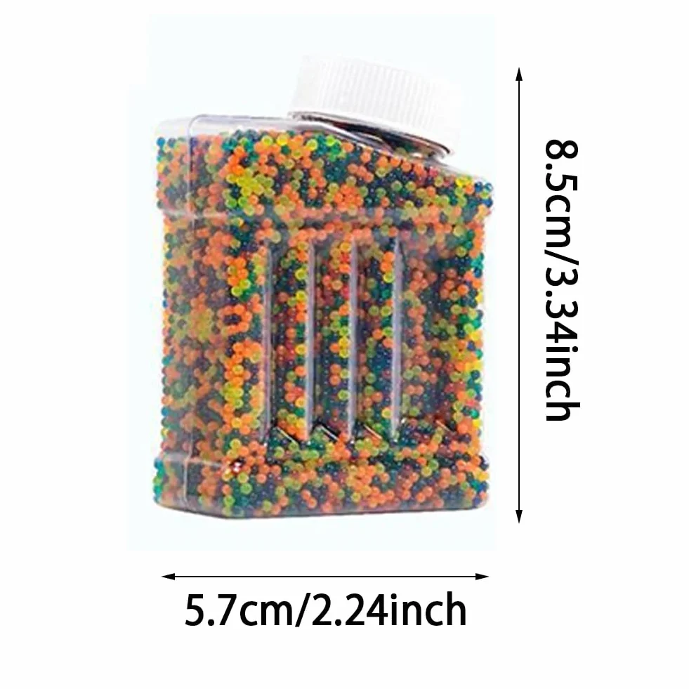 Butelkowane miękkie kulki wodne 7-8 mm Airsoft BBS Bullets wielofunkcyjne koraliki żelowe do wazonów wypełniających świece kwiatowe dekoracje
