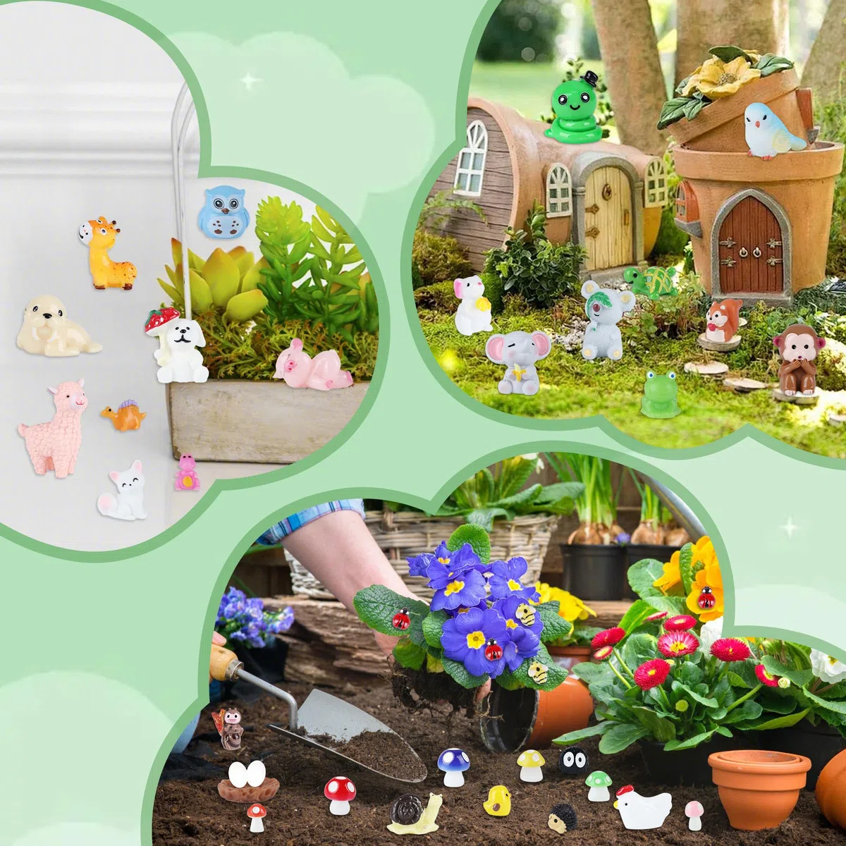 100 sztuk mini figurek zwierzęcych z żywicy, zestaw zabawek, ornamenty, kaczka, lew, słoń, łoś, dinozaury, miniaturowe figurki, krajobraz, akwarium, prezent urodzinowy, dekoracja tortu dla chłopców i